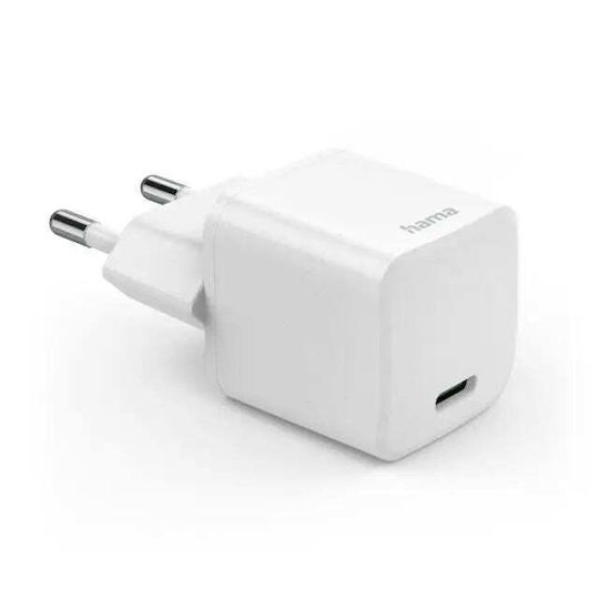 HAMA Φορτιστής Χωρίς Καλώδιο με Θύρα USB-C 25W Power Delivery Λευκός (Eco)