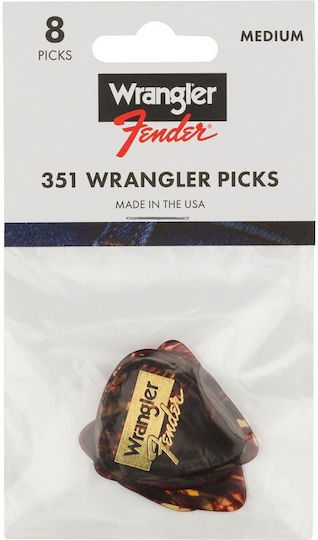 Fender Guitar Picks Thickness 0.71mm Set 8pcs