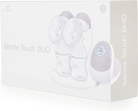 Cangaroo Electric Double Breast Pump Gentle Touch Duo Battery and Electric White
