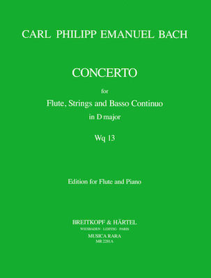 Concertul pentru flaut în Re major de C.P.E. Bach, Wq 13