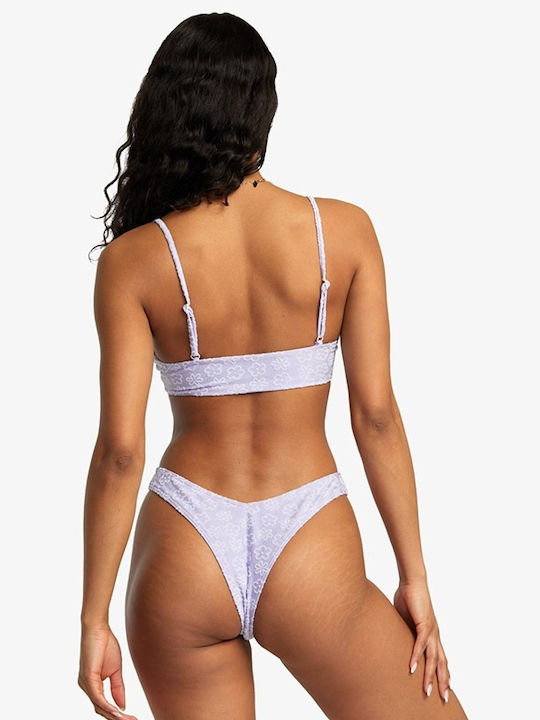 Padded Underwire Triangle Bikini Top with Adjustable Straps Iris