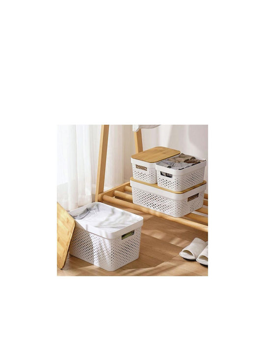 Confortime Ξύλινο Κουτί Αποθήκευσης με Καπάκι 26.2x17.5x12.5cm