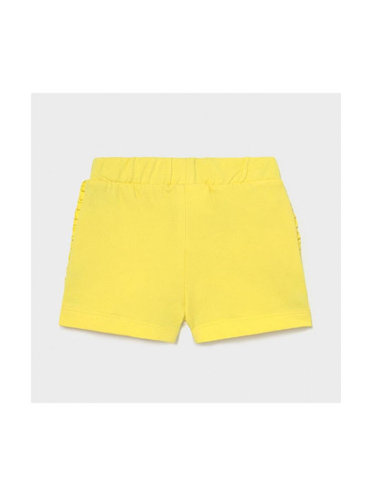 Mayoral Kids Shorts/Bermuda Fabric Yellow