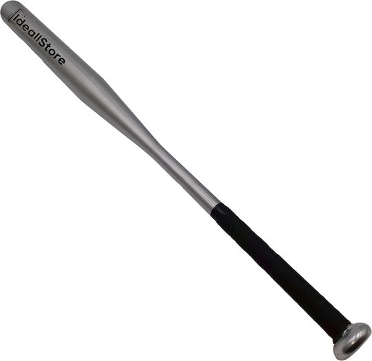 Set Three Ideallstore Baseball Bats Home Run Aluminum 80 Cm Silver
