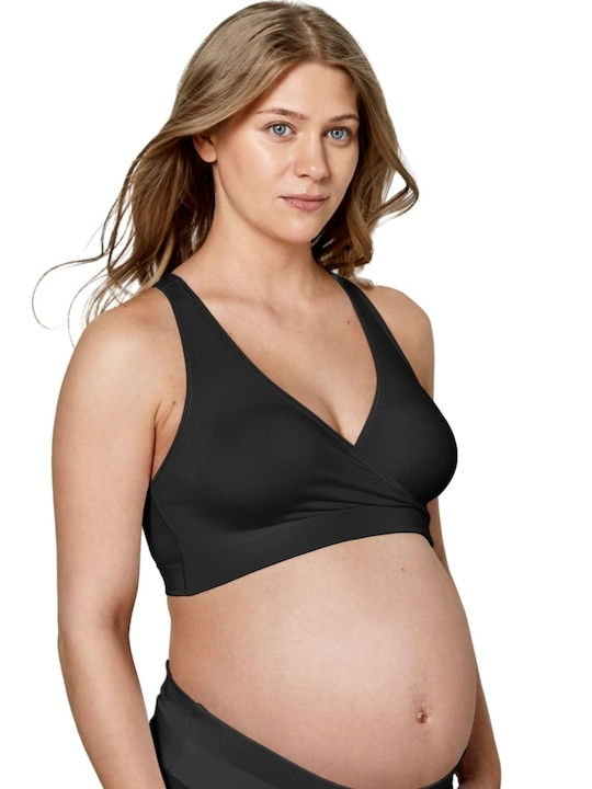 Medela Maternity & Nursing Bra with Clips Black