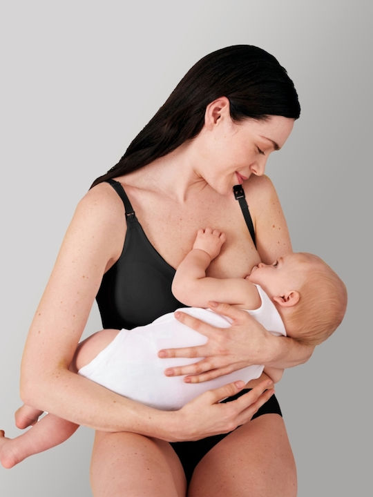 Medela Σουτιέν Εγκυμοσύνης & Θηλασμού με Clips Μαύρο