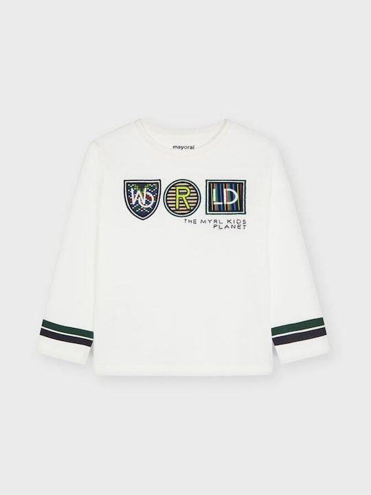 Mayoral Kids Blouse Long Sleeve White