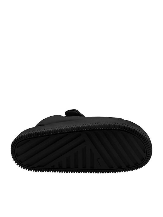 Calmnike Sandals Women's Flat Sandals in Black Color