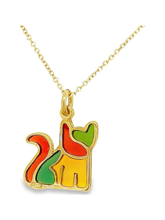 Xryseio Kids Pendant Made of 14K Gold
