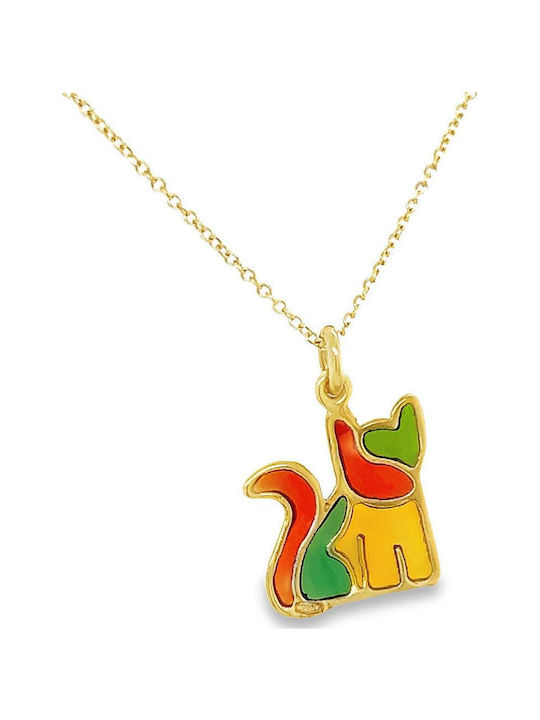 Xryseio Kids Pendant Made of 14K Gold