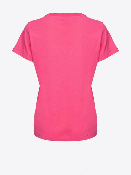 Pinko Damen T-shirt Fuchsie