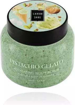 Lavish Care Hydrating Body Scrub Pistachio Gelato Body Exfoliator 250ml Pistachio Ice Cream