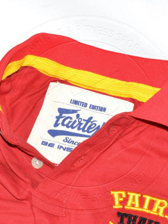 Fairtex Men's Blouse Polo Red