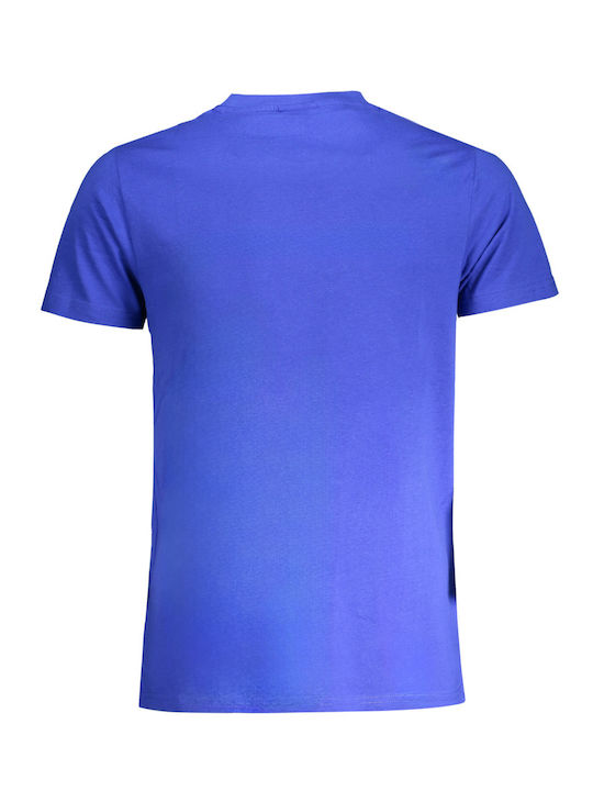 Squola Nautica Italiana T-shirt Bărbătesc cu Mânecă Scurtă Blue