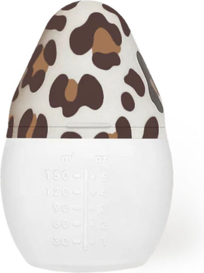 Elhee Plastic Baby Bottle Anti-Colic with Silicone Nipple Animal Print 150ml