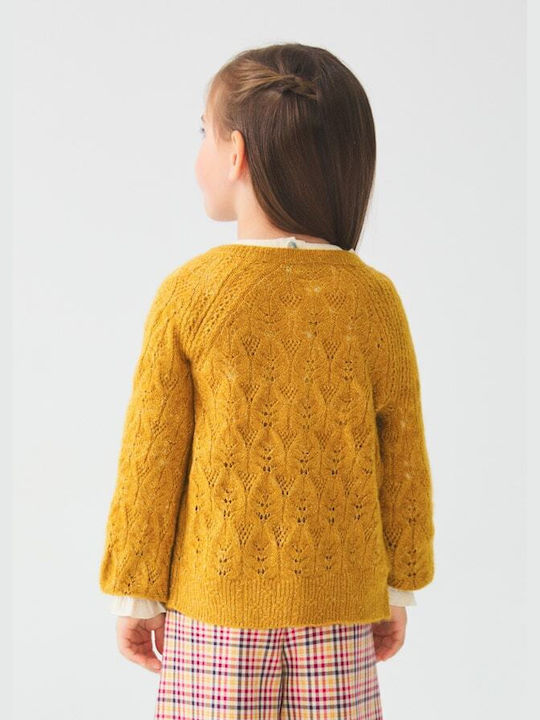 Abel & Lula Cardigan pentru copii Turmeric