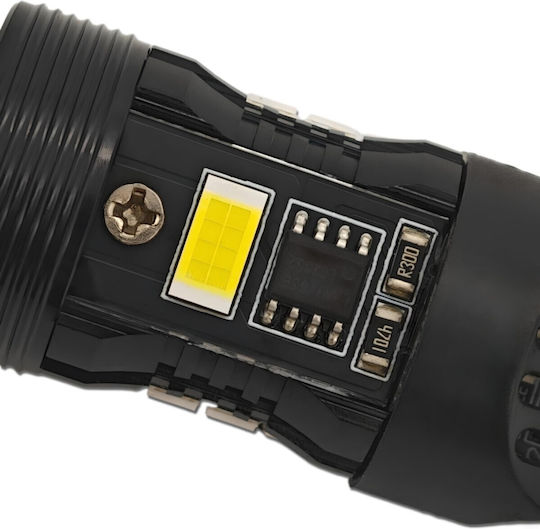 Λάμπα Αυτοκινήτου W21/5W LED 5500K Ψυχρό Λευκό 12V