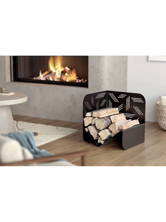 Thirard Metallisch Box Holzlagerung Schwarz