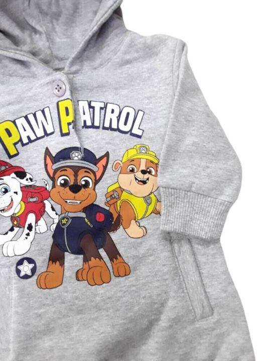 Kids Sweatshirt with Hood and Pockets Gray