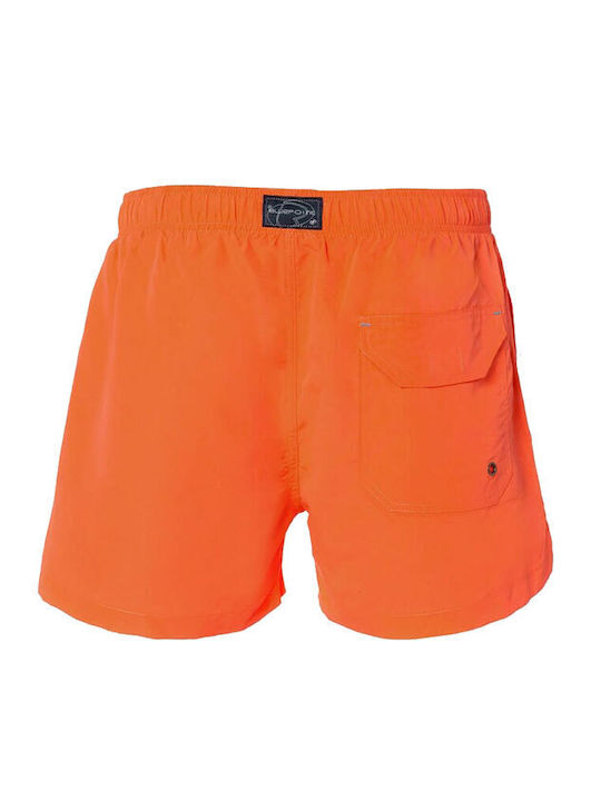 Bluepoint Costum de baie pentru copii Pantaloni scurți de înot Fluo Orange