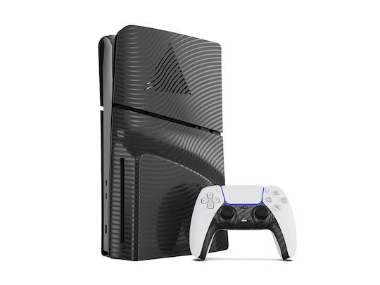 Maxx Tech Maxx Tech Piele pentru Consolă PS5 Slim - PS5 subțire Negru