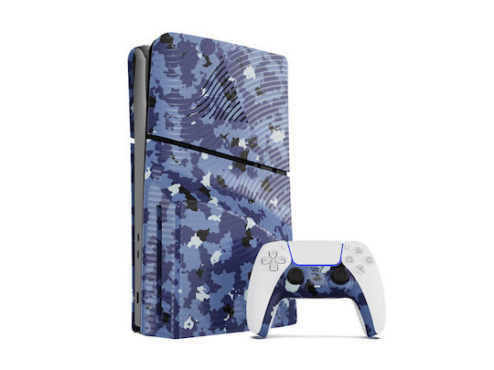 Maxx Tech Maxx Tech Skin για Κονσόλα PS5 Slim Μπλε