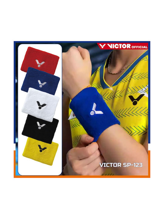 Victor Athletic Wristbands White