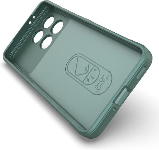 Magic Shield Back Cover Silicon Verde (Xiaomi Poco F6 Pro 5G)