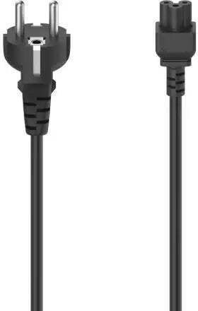 Power Cable Hama Schuko 3pin Iec C5 Female 1.5m Black