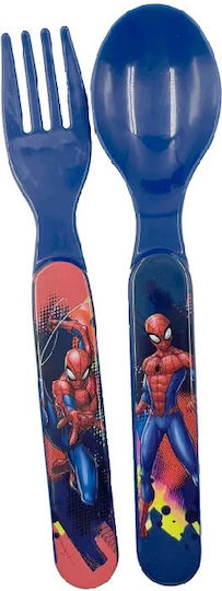 Gim Spiderman Plastic Kids' Food Container Spiderman Multicolour x x 6cm