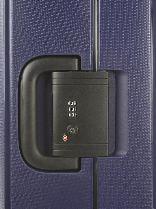 Jaslen Reisekoffer Hart Blau mit 4 Räder