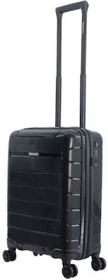 Discovery Cabin Travel Suitcase Black with 4 Wheels