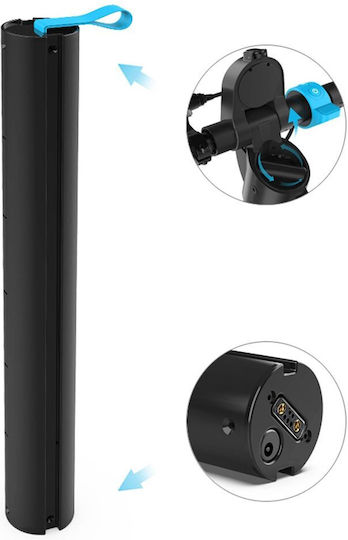 Blaupunkt ESC808 Elektroroller für Kinder mit 25km/h Max Geschwindigkeit und 20km Reichweite in Schwarz Farbe