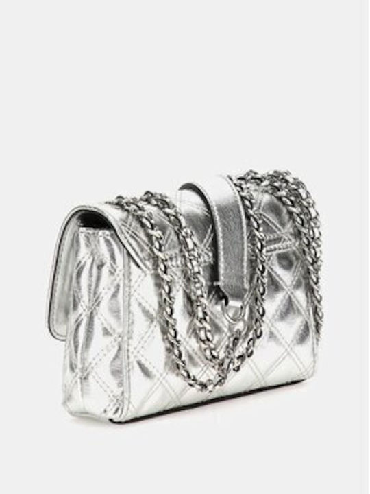 Guess Giully Damen Tasche Crossbody Silber