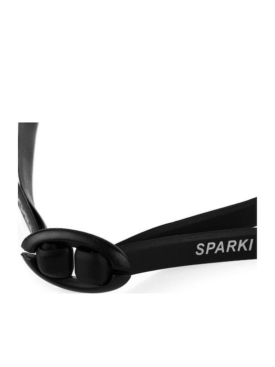 Spokey Sparki Γυαλιά Κολύμβησης Ενηλίκων με Αντιθαμβωτικούς Φακούς Μαύρα
