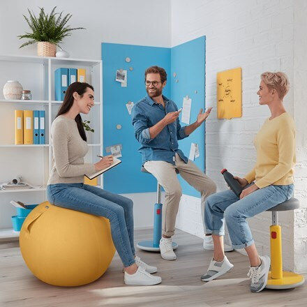 Leitz Minge Pilates 65cm în culoare Gri