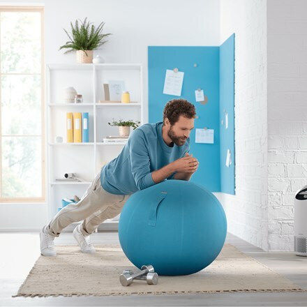 Leitz Ergo Cosy Μπάλα Pilates σε Μπλε Χρώμα