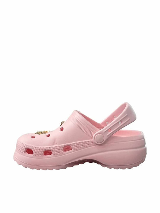The Shoemart Sonimix Femei Sabot Roz