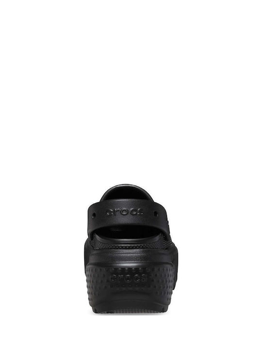 Crocs Stomp Σαμπό Μαύρα