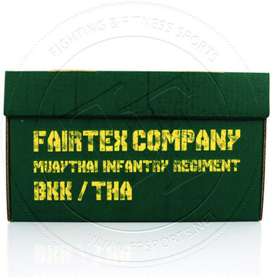 Fairtex BGV11 F-Day Muay Thai Γάντια Πυγμαχίας από Συνθετικό Δέρμα για Αγώνα Πράσινα