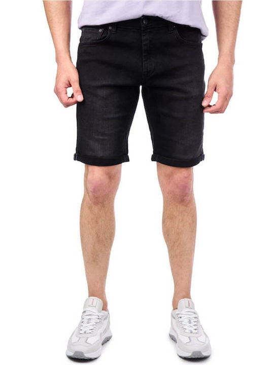 Gabba Herrenshorts Jeans Schwarz