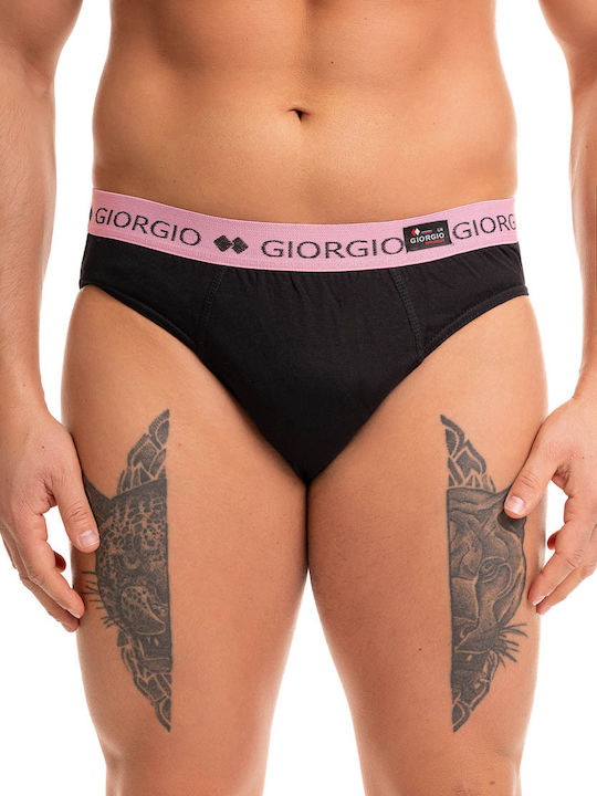 Men's Slip Black/ Pink