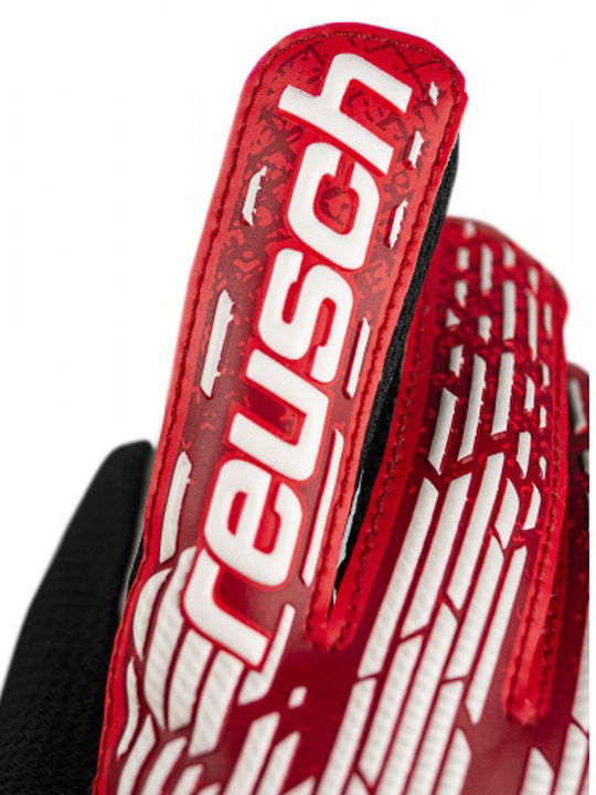 Reusch Attrakt Starter Solid Голмански ръкавици Детски Червени