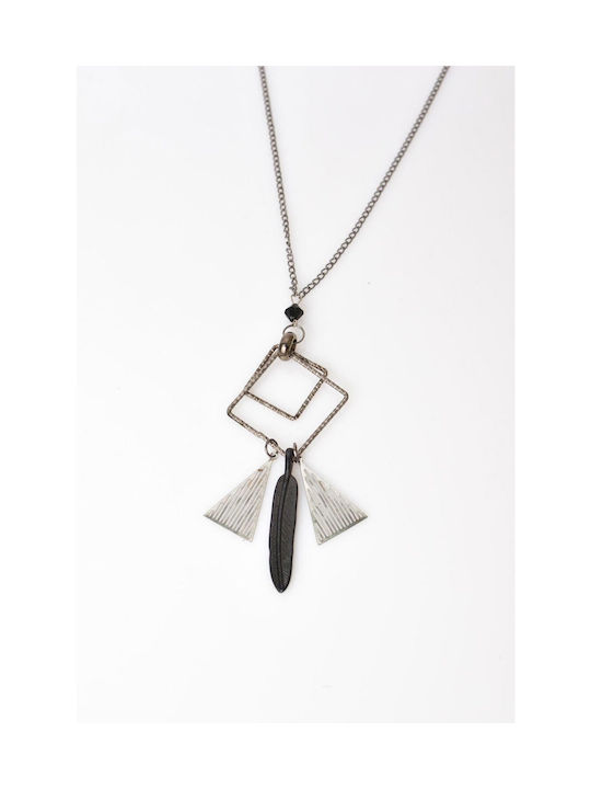 Potre Necklace from Silver Black