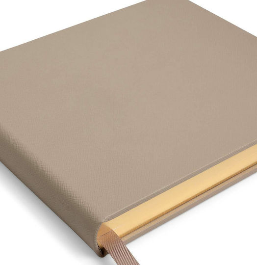 Smythson Carnet cu Pagini Albe Bej