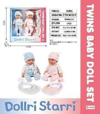 Baby Puppen Set Zwillinge Zubehör Ds789-518 308349 Code 308349