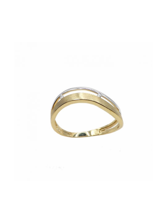 Sof.Istico Damen Ring aus Weißgold 14K