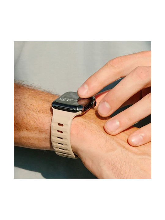 Tech-Protect Λουράκι Μπεζ (Apple Watch 42/44/45mm/Ultra 49mm)