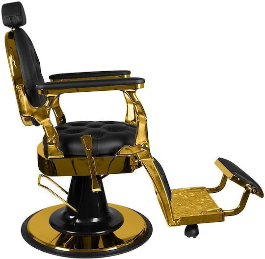 Barber Equipment Καρέκλα Barbier Schwarz mit verstellbarer Höhe