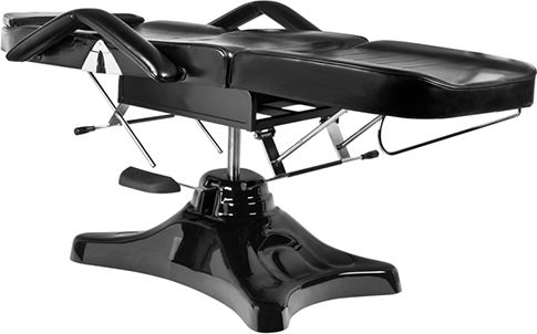 Elegant Furniture Καρέκλα Tattoo Μαύρη με Ρυθμιζόμενο Ύψος και Υδραυλική Ανύψωση